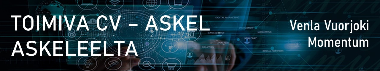 Linkki webinaaritallenteeseen: Toimiva CV